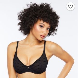 Savage Fenty Flocked Logo Bra